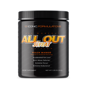 All Out Sweat - Pre Workout - Peach Mango (Expired - Blowout)
