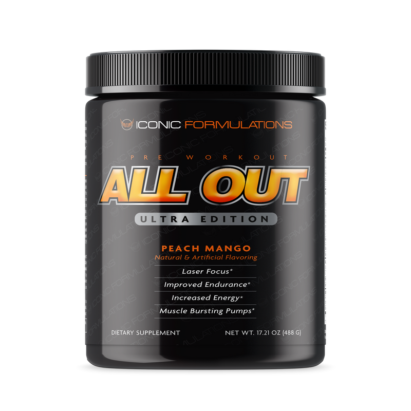 All Out Ultra Edition - Pre Workout - Peach Mango (Expired Blowout)