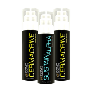 Dermacrine Sustain Alpha 3 Bottle Stack